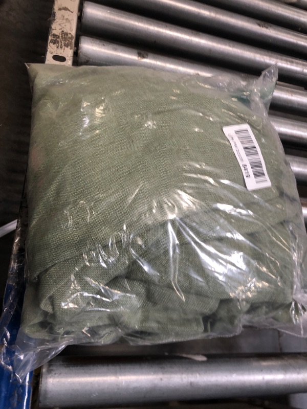Photo 1 of ***GREEN COLOR****Joydeco Linen Curtains 96 inch Length 2 Panel Set, Light Filtering Curtain for Living Room Bedroom, 52 inch Wide Drapes with Rod Pocket Back Tab (96" Lx52 W, Ivory on Linen)