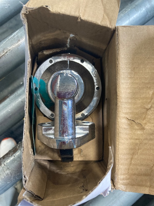 Photo 1 of 1 PC SHLPDFM Chrome Mechanical Fuel Pump 6 PSI 1/4” NPT Inlet/Outlet Compatible with Chevy SB 262-400,V8 Engine
