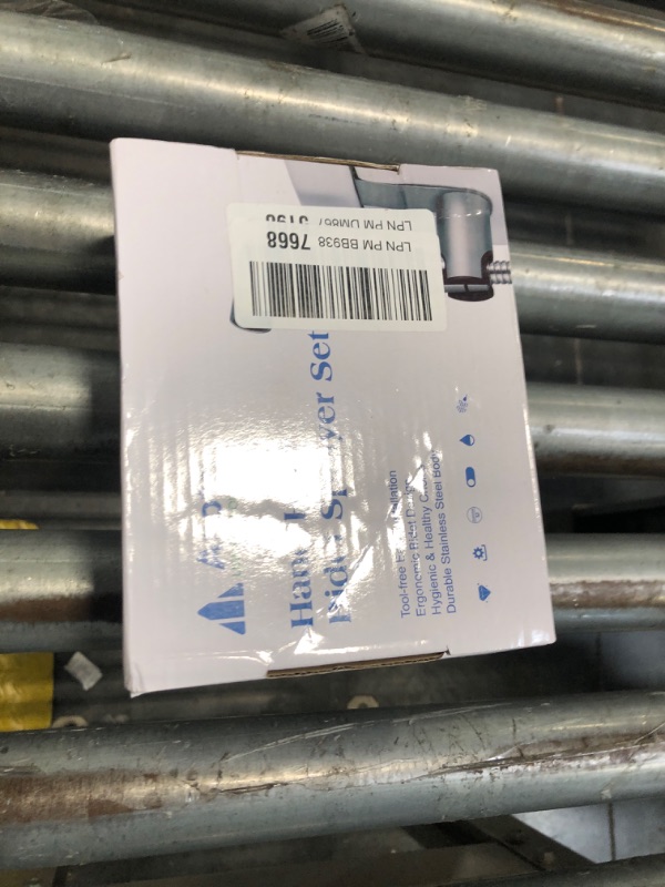 Photo 1 of ***Missing parts***Arofa Handheld Toilet Bidet Sprayer for Toilet-Adjustable Water Pressure Control with Bidet Hose for Feminine Wash, Stainless Steel Brushed Nickel Bidet Faucet Cloth Diaper for Baby Wash