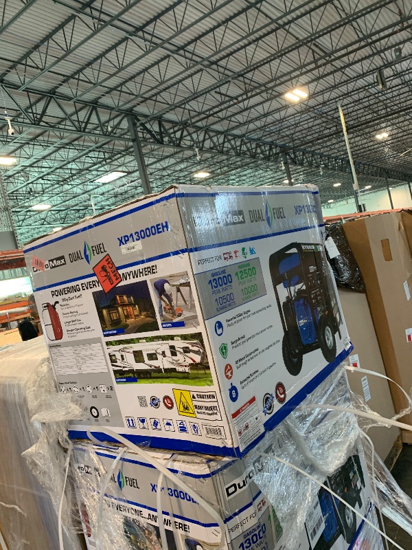 Photo 1 of **NIB***NEED TRUCK FOR PICK UP***DuroMax XP13000EH 13,000-Watt Dual Fuel Portable Generator - Gas & Propane, Electric Start, Whole Home Backup Power, Transfer Switch Ready, RV & Emergency Ready