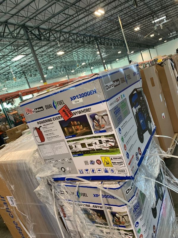 Photo 1 of ***NIB***NEED TRUCK FOR PICK UP***DuroMax XP13000EH 13,000-Watt Dual Fuel Portable Generator - Gas & Propane, Electric Start, Whole Home Backup Power, Transfer Switch Ready, RV & Emergency Ready