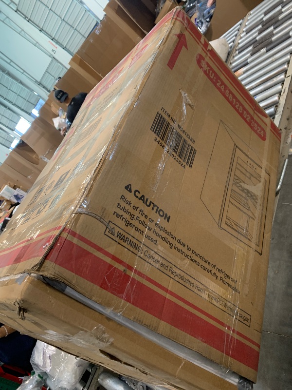 Photo 1 of **GLASS DOOR BROKEN NEEDS NEW DOOR FOR PARTS****Phiestina Beverage Refrigerator 175 Cans Under Counter Beer Cooler 24 inch Quiet Built-in or Freestanding Beverage Fridge Glass Door Auto Defrost 5 Removable Shelves for Home Bar Office