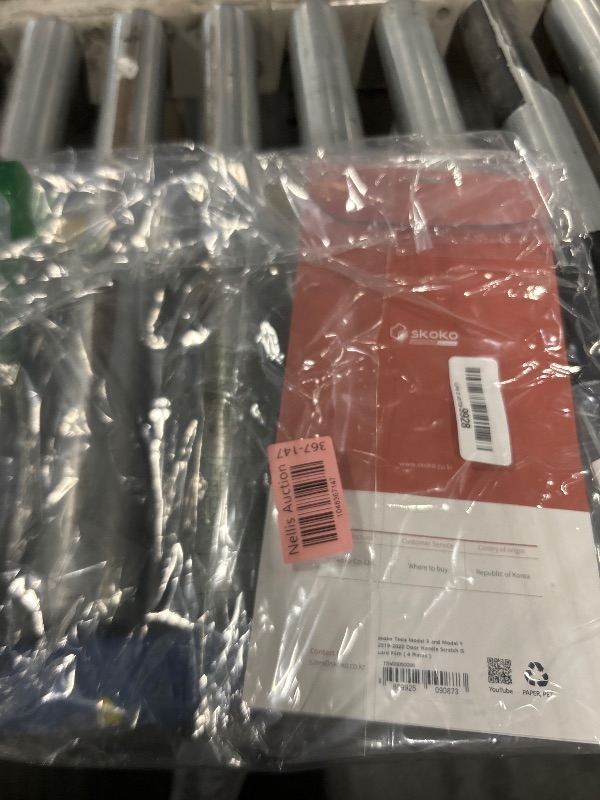 Photo 1 of [4pcs in 1set] skoko Tesla Model Y (Including Juniper) / Model 3 Highland Door Handle & Around Scratch Guard PPF Film, Transparent, Sticker, Wrap, Made in Korea