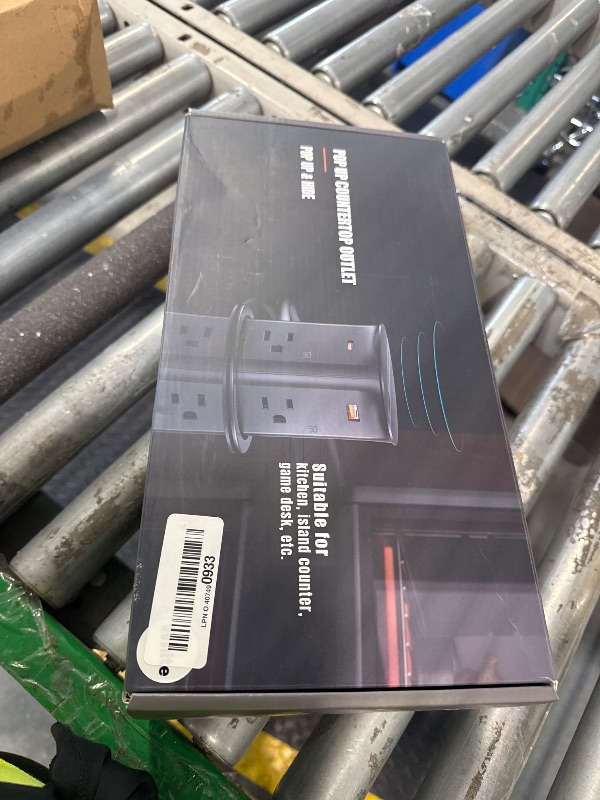 Photo 1 of **FUNCTIONS, BUT IS HARD TO PUSH BUTTON** ANNQUAN Automatic Pop Up Outlet for Countertop,20W USB-C Fast Charging Power Station,3.15" Kitchen Island Pop Up Electrical Outlet,4 Outlets,4 USB,Office Power Supply,6ft Cord(White)