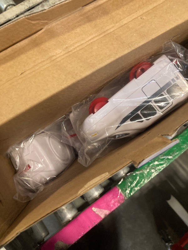 Photo 1 of 1 Set of Toys Electric Railway Train Playthings for Home (White)