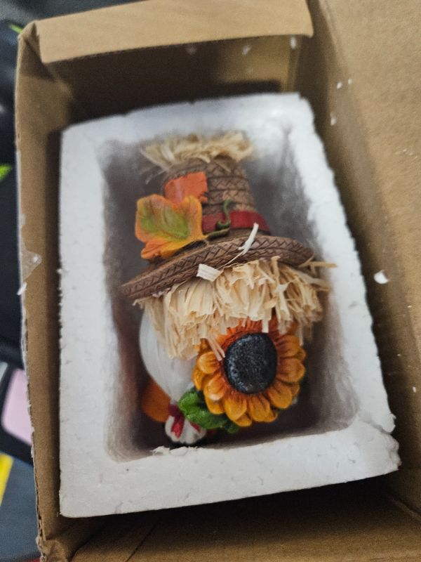 Photo 1 of **Only sunflower gnome** Hodao Fall Thanksgiving Scarecrow Gnomes Table Decorations for Home Creative Thanksgiving centerpieces for Tables Thanksgiving Gifts