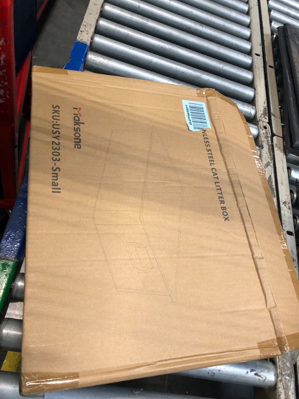 Photo 1 of ** SIMILAR ITEM **Stainless Steel Litter Box for Kittens,15.7"×11.8"×4" Mini Metal Litter Pan Low Entry for Small Kitten and Senior Cat,Kitty Shallow Litterbox for Guinea Pig,Puppy,Hamsters Toilet