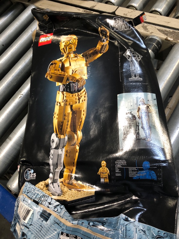 Photo 1 of ***damaged box***LEGO Star Wars C-3PO Buildable Droid Figure, Build and Display Model with C-3PO Minifigure, Star Wars Collectible for Home or Office Décor, Nostalgic Gift Idea for Adults, Fans or Collectors, 75398