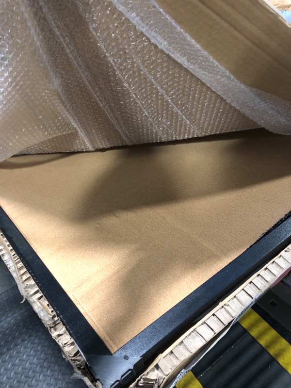 Photo 1 of **SOME DAMAGE**Board2by Extra Large Cork Bulletin Board 60" X 36", Black Wood Framed 5'x3' Corkboard for Wall, Wall Mounted Notice Pin Board with 18 Push Pins for School, Home & Office