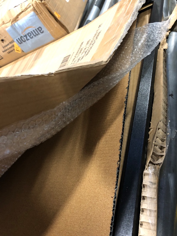 Photo 1 of **SOME DAMAGE**Board2by Extra Large Cork Bulletin Board 60" X 36", Black Wood Framed 5'x3' Corkboard for Wall, Wall Mounted Notice Pin Board with 18 Push Pins for School, Home & Office