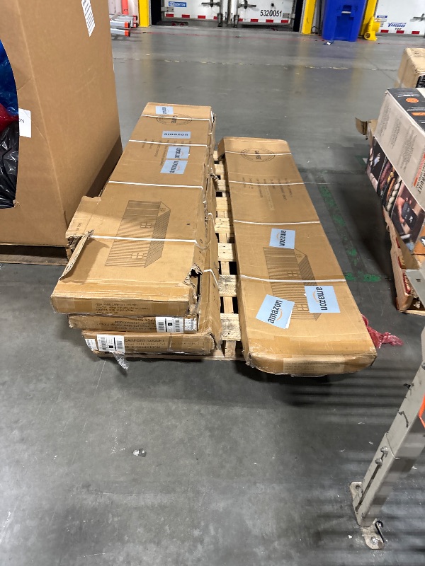 Photo 1 of ***6 BOX SET-LISTING IS MISSING BOX 6 OF 6-ALL OTHER BOXES ARE PRESENT**GarveeLife 12x20 FT Metal Carport, Enclosed Car Port with Reinforced Frame and Steel Roof for All-Weather Use, Metal Garage Shed for Full-Sized Pickup Trucks