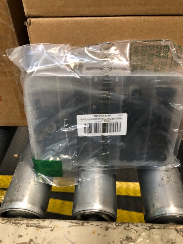 Photo 1 of ***qty. not confirmed, items loose in packaging ***Mariyandh 150PCS M6 x 12/16/20/25/30mm Button Head Hex Socket Cap Screws Bolts Nuts Washer Assortment Kit, 10.9 Grade Alloy Steel Black Oxide, Metric Bolts and Nuts Assortment,Fully Threaded