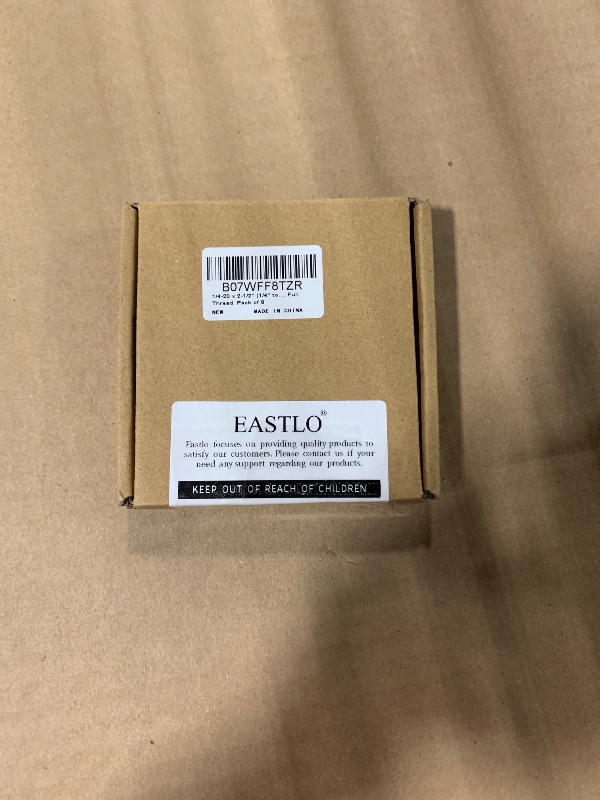 Photo 1 of 1/4-20 x 2-1/2" Hex Head Bolts Screws, 304 Stainless Steel 18-8, Fully Threaded, Hexagon Head Cap Bolts Screws, Coarse Thread UNC, 8 PCS