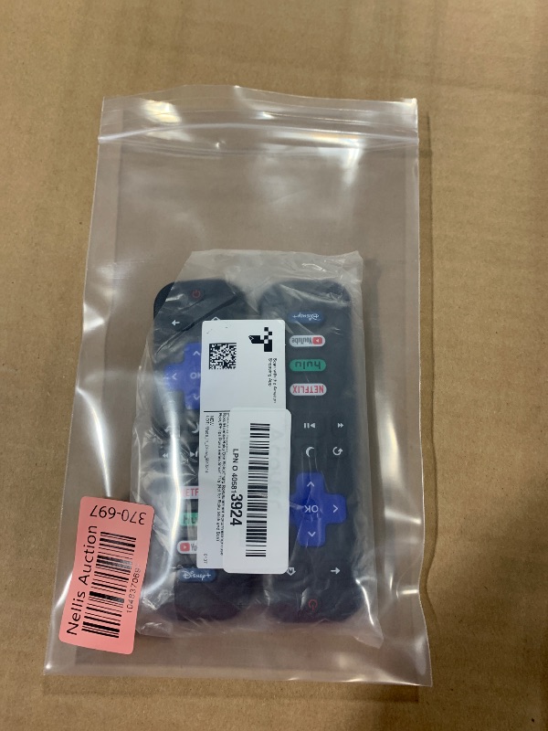 Photo 1 of (Pack of 2) Replacement-Remote-Control for Roku-TV,Compatible for TCL Roku/Hisense Roku/Onn Roku/Philips Roku Smart TVs(Not for Roku Stick and Box)