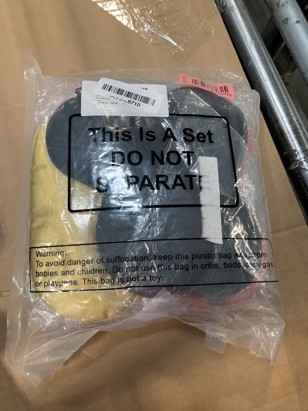 Photo 1 of 12 Pieces Silk Sleep Mask Pure Silk Sleep Eye Mask with Adjustable Strap Soft and Smooth Eye Cover for Sleeping Blocking Out Lights Men and Women