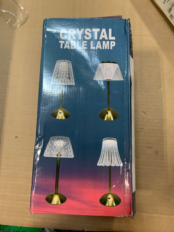 Photo 1 of ?3200mAh?Brass Table Lamp, 3 Colors+Dimmable+Touch Crystal Lamp LED Gold Lamp, Mood Lighting Mood Light, Brass Decor for Bedroom/Bathroom/Kitchen/Dinner/Bar/Entryway/Buffet, Traditional Home Decor