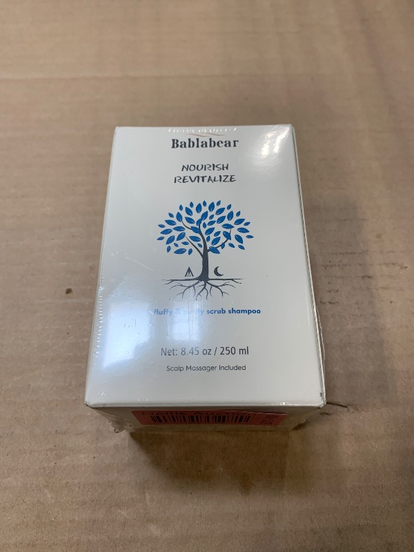 Photo 1 of **NEW FACTORY SEALED ** Bablabear Scalp Exfoliator Scrub,Itchy Scalp Treatment for Dandruff, No Sulfate Hair Scrub To Soothe a Dry, Flaky,Scalp,Removes Buildup,Clarifying Shampoo With Scrubber