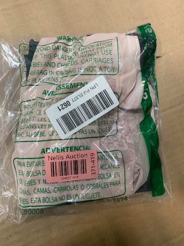 Photo 1 of ** 3 PACK ** MIOTAN Women's High Waisted Lace Underwear Full Coverage Nylon Panties Soft Breathable Sexy Ladies Briefs 4-Pack M