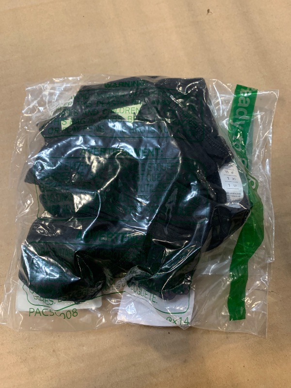 Photo 1 of ** PACK OF 5** ANZERMIX Women's Breathable Cotton Thong Panties Pack of 6 (Black-6PK, Large)