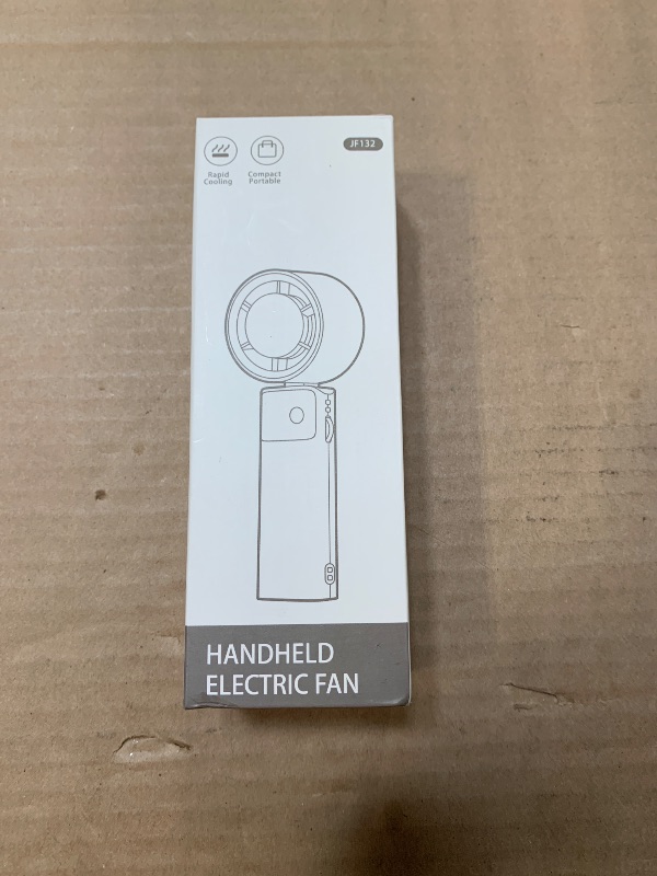 Photo 1 of ** NO USB CABLE** Portable Handheld Fan [24H Max Cooling], Turbo Fan Foldable with USB Rechargeable, 1-199 Speed, LED Power Display, Small & Lightweight for Travel/Beach/Camping, Summer Essential Gift for Women Men