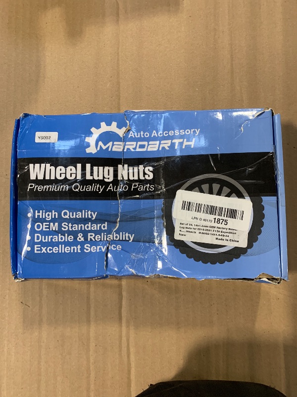 Photo 1 of ****MISSSING PARTS****
24PCS M14x1.5 Lug Nuts OEM for 2015-2024 F150 Expedition Navigator Factory Stock Aluminum 14x1.5 Wheel Nuts