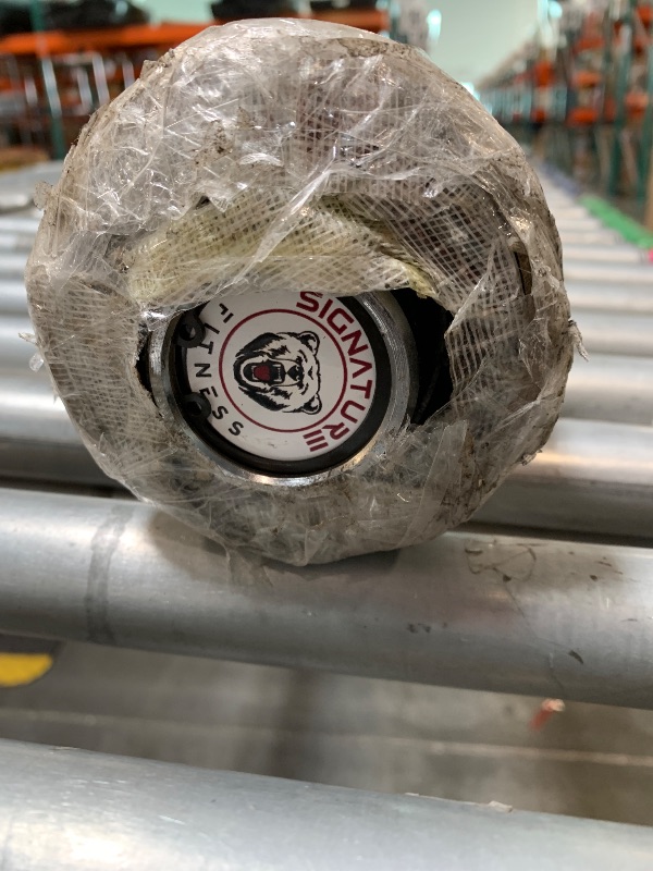 Photo 1 of Fitvids Olympic Barbell Bar for Power Lifting and Weightlifting, 700 Pound Capacity, 2 Inch Diameter, 5FT Black