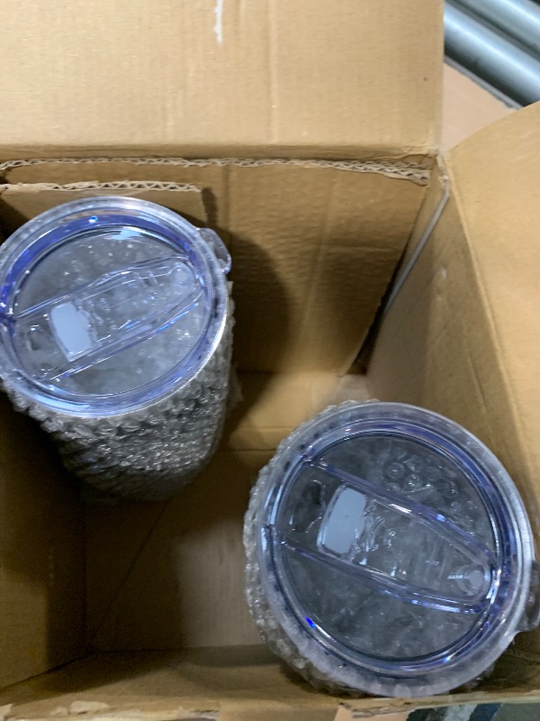 Photo 1 of *****ONLY TWO***
AEPDTD 20 oz Tumbler Coffee Tavel Tumblers Bulk with Lid Stainless Steel Double Wall Vacuum Insulated Mug Powder Coated Cups fit Car Cupholder for Hot and Cold - Black, 4Pack