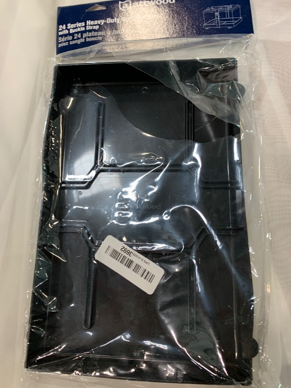Photo 1 of ***MISSING PART***
Attwood 9092-5 Battery Tray with Strap, 24/24M Series Battery, 7-Inches L x 11-Inches W, for Up to 10 1/2 Inches Tall