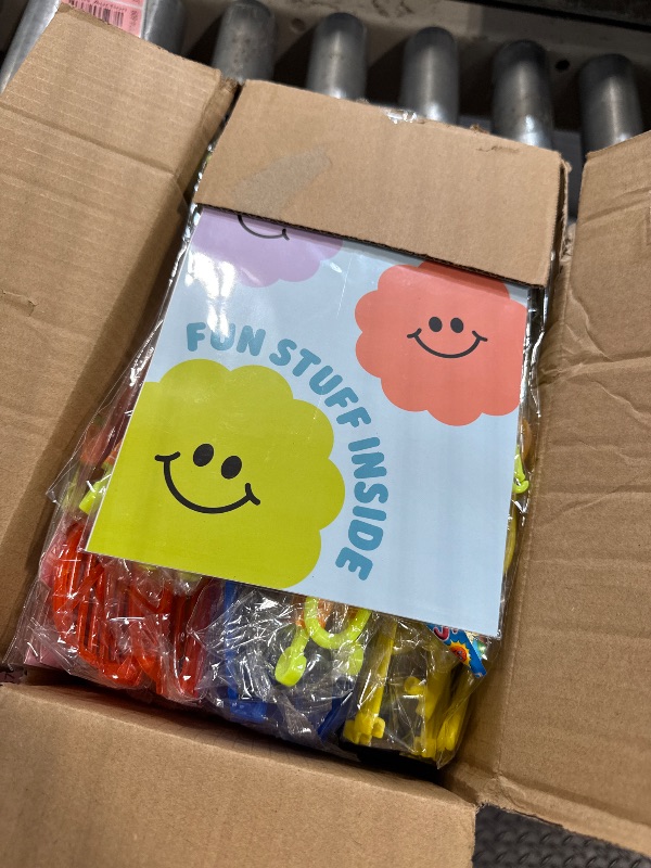 Photo 1 of ***Missing parts***OLUPP Glow in the Dark Party Supplies, 264 PCS Light Up Party Favors with LED Glasses,Glow Sticks,Finger Lights,LED Hair Clips,Slingshot,Glasses Molds,Butterfly Bracelet for Birthday,Raves,New Year