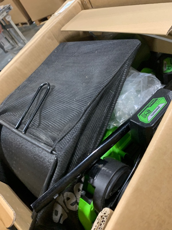 Photo 1 of ***NO BATTERIES****Greenworks 48V (2 x 24V) 17" Cordless (Push) Lawn Mower (125+ Compatible Tools), (2) 4.0Ah Batteries and Dual Port Rapid Charger Included