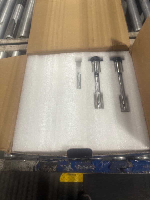 Photo 1 of ***MISSING PARTS****METOWARE Adjustable Drop Hitch - Aluminum Tow Hitch Fits 2-Inch Receiver - Heavy Duty Trailer Hitch with 8-Inch Drop/Rise for Truck (12,500 LBS GTW), Double Anti-Theft Stainless Steel Pin Locks(Black)