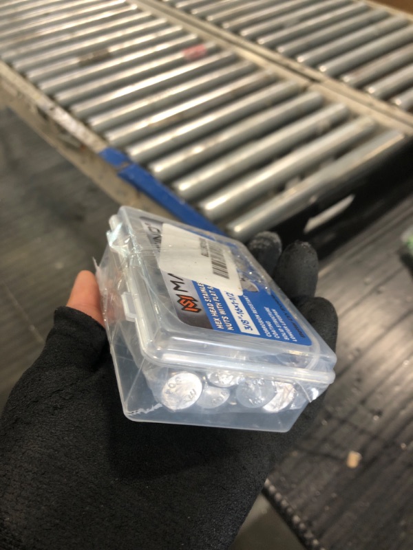 Photo 1 of (8 Sets) 3/8 Bolt, 3/8-16 x 1-1/2" Hex Head Screws, Assorted Screws Nuts and Bolts with Flat & Lock Washers, 3/8 Bolts and Nuts Set, Fully Threaded by Marysino