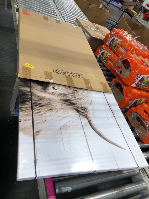 Photo 1 of ** SIMILAR*
Vintage Highland Cow Wall Art Farmhouse Highland Cows Pictures Western Wall Decor for Living Room Longhorn Cattle Painting Canvas Prints Country Animal Poster Artwork for Bathroom Decoration 12x16"