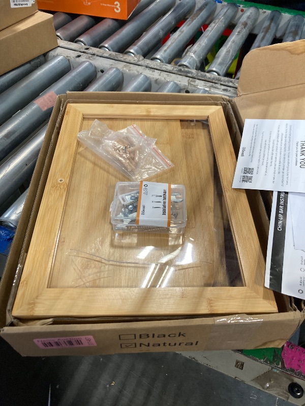 Photo 1 of ***MINOR DAMAGE****Goozii Bamboo Bread Box for Kitchen Countertop, Wooden Kitchen Counter Organizers and Storage for Bread, Coffee, Spices, Snacks, Wood Vintage Breadbox Container for Cabinet, Bedroom, Bathroom