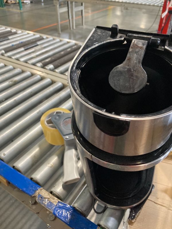 Photo 1 of *****MISSING PICESE*******Braun MultiServe Coffee Machine 7 Programmable Brew Sizes / 3 Strengths + Iced Coffee & Hot Water for Tea, Glass Carafe (10-Cup), Stainless Steel, KF9170SI