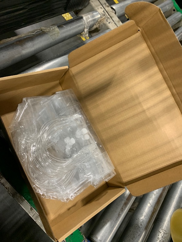 Photo 1 of **8 PIECES**BESARME 20 Pack 8" x 8" x 3.15" Clear Gift Bags with Handle, Large Plastic Bag Gift Wrap Tote Bag Reusable Clear Bags for Gifts Wedding Party Favors