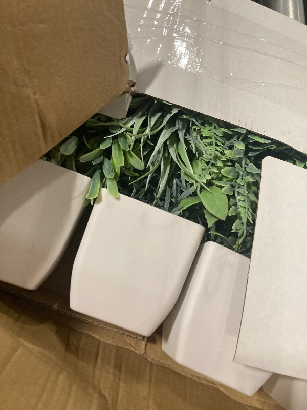 Photo 1 of ***Missing 4***
Der Rose 8 Pack Fake Plants Small Artificial Faux Potted Plants for Home Office Farmhouse Bathroom Bedroom Decor Indoor