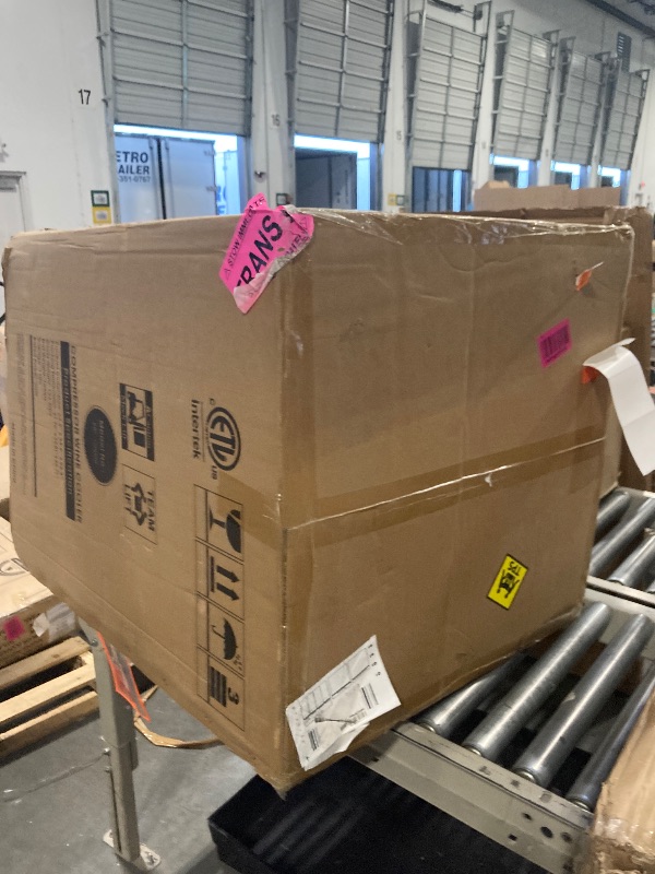 Photo 1 of Kalamera 24 inch Wine Cooler, 46 Bottle - Dual Zone Built-in or Freestanding Fridge with Stainless Steel Reversible Glass Door, for Home, Kitchen, or Office.
*** VERY USED *** 