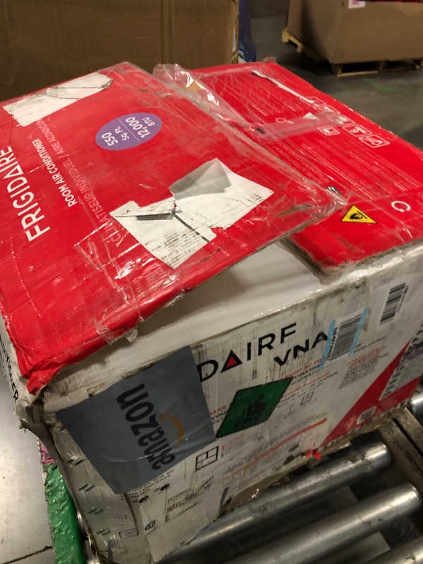 Photo 1 of Frigidaire 12,000 BTU Window Air Conditioner with Remote Control, Cools Up to 550 Sq. Ft., Quiet Operation, Eco Mode, 3 Fan Speeds, Auto Restart, White