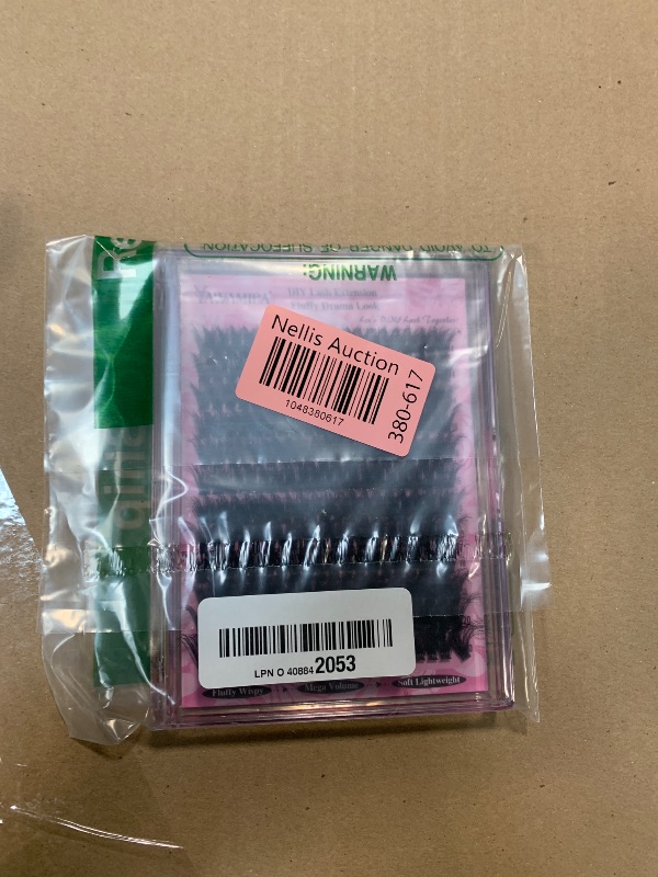 Photo 1 of ***missing parts*** Yawamica Fluffy Lash Clusters Thick 200D Volume Eyelash Clusters 14-20mm Wispy Individual Lashes D Curly Cluster Eyelash Extensions 240pcs DIY Lash Extension for Beginners
