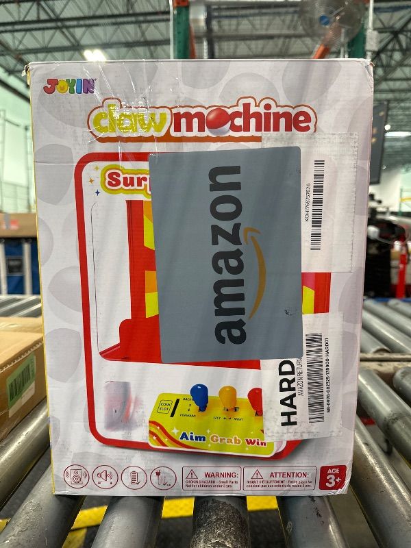 Photo 1 of **DOES NOT INCLUDE PRIZES, ONLY THE CLAW MACHINE** JOYIN Claw Machine Arcade Toy with LED Light & Adjustable Sound, Rechargeable Dispenser Toys Mini Vending Machine for Kids - Perfect Christmas & Birthday Big Gifts for Kids, Ages 3+