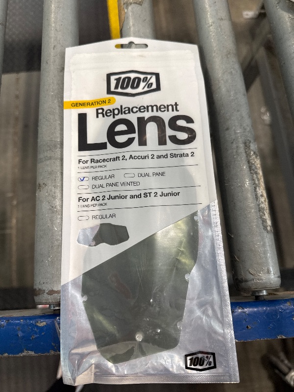 Photo 1 of 100% Goggle Replacement Lens - Sheet - Compatible with Racecraft 2, Accuri 2, and Strata 2 Goggles