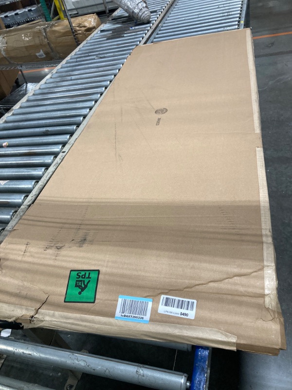 Photo 1 of ***dented***Buyers Products 1501155 Window Screen for Truck Ladder Rack, 27 x 70 Inch, Black Powder-Coated Steel, Pickup Truck Contractor Rack Accessories