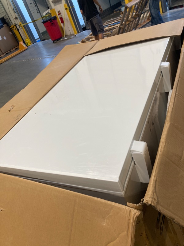 Photo 1 of **VERY USED** BLACK+DECKER 16.2 Cu. Ft. Chest Freezer, Deep Freezer with Top Opening, Freezer Chest with 2 Removable Storage Baskets, Mechanical Temperature Control, Manual Defrost, R600a Refrigerant,BCF1620E,White