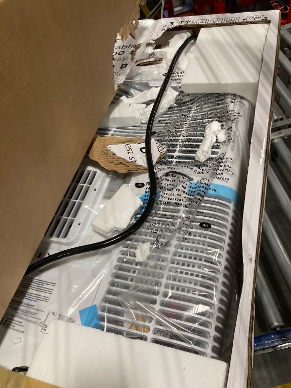Photo 1 of 14000 BTU Portable Air Conditioners,Cools Up to 700 Sq.Ft,Portable AC Unit with Remote Control,Cooling,Fan,Dehumidification,Sleep Mode& Installation Kits for Large Rooms,White