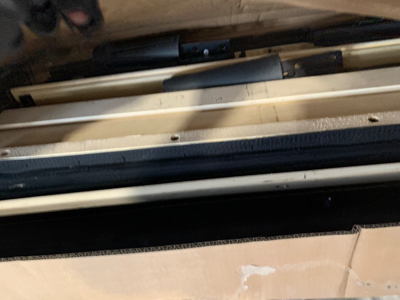 Photo 1 of ***MISSING HARDWARE**VECELO Twin Size Bed Frame, Upholstered Platform with Adjustable Diamond Tufted Headboard, Wood Slat Support, No Box Spring Needed, Velvet Black