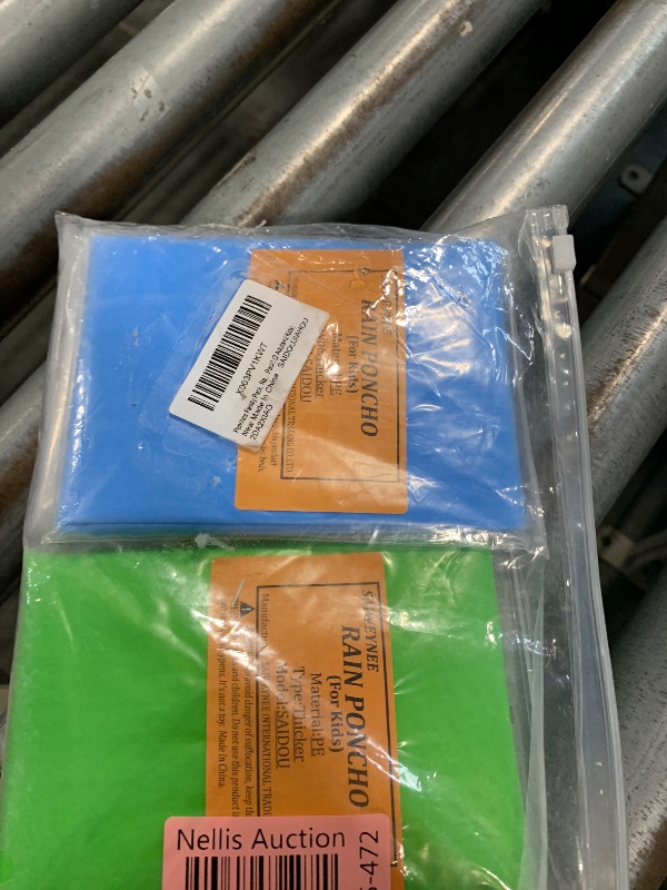 Photo 1 of (4 Pack, 2 PC Adults + 2PC Kids) Rain Ponchos Family Pack, Ponchos For Family Pack? Disposable Ponchos For Kids and Adults?Rain Ponchos with Drawstring Hood