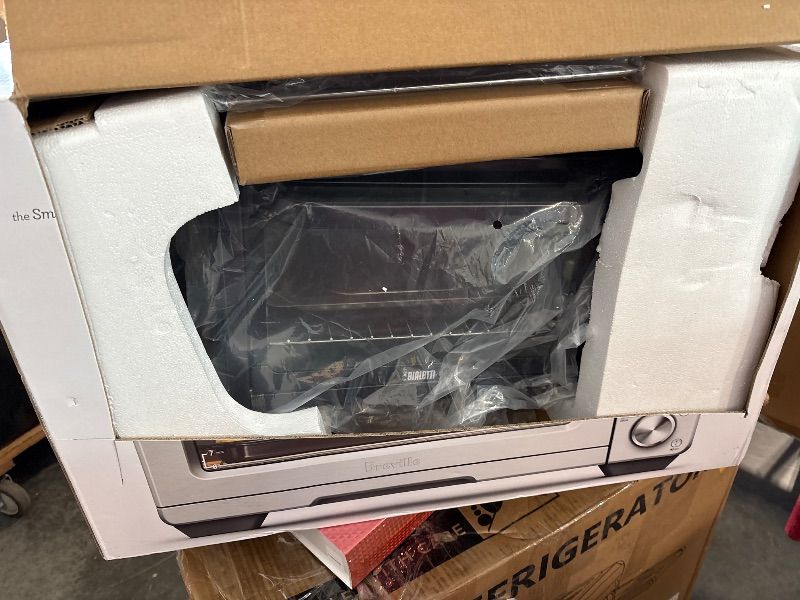 Photo 1 of *&**dented tray**
Smart Oven Air Fryer Pro and Convection Oven, Brushed Stainless Steel