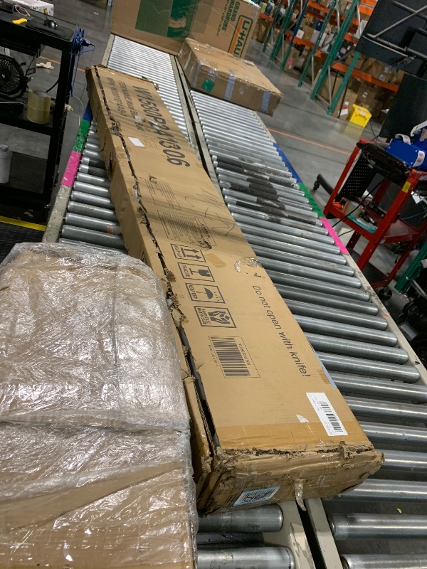 Photo 1 of *PARTIAL SET**DERCASS Metal Triple Bunk Bed with Ladder and Guardrails.Separable for Bedroom,No Box Spring Needed (Black, Twin Over Twin & Twin). 