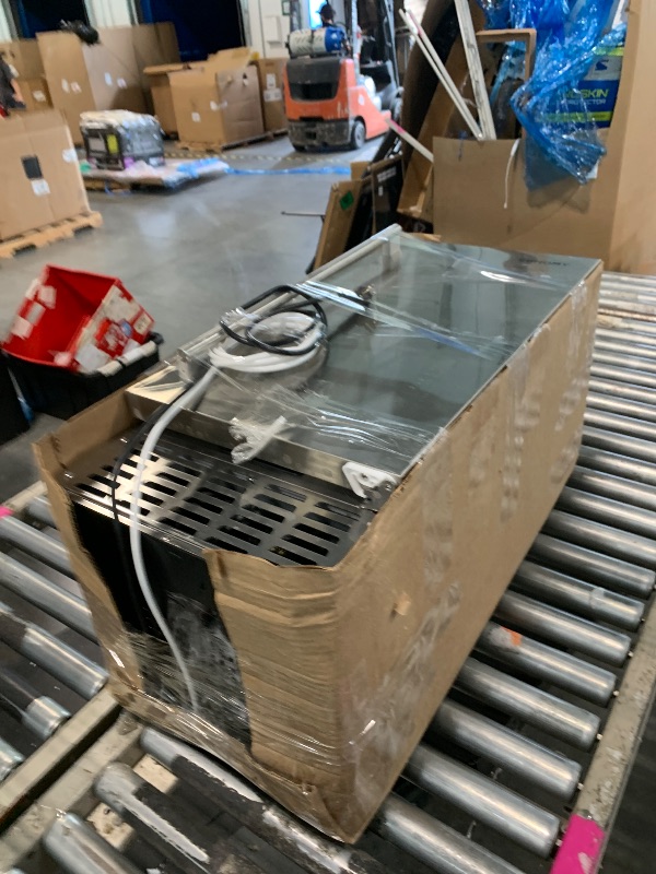 Photo 1 of ***PARTS ONLY UNTESTED******EUHOMY Commercial Under Counter Nugget Ice Maker Machine, 66Lbs/Day, Bulit-in Freestanding Ice Maker with Gravity Drainage, Self-Cleaning & 24H Timer Ice Machine, for Commercial & Home Use(Silver)
